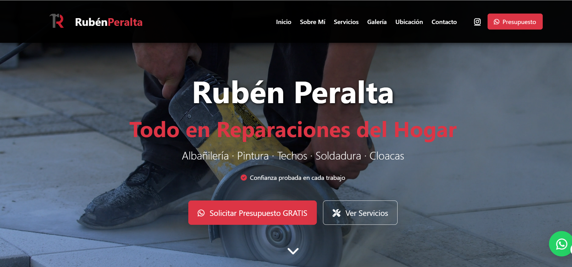 Sitio Web Rubén Reparaciones